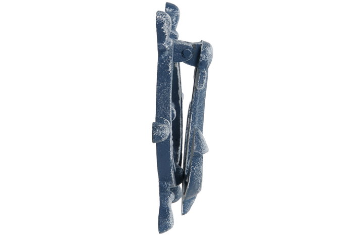 DKD Home Decor Picaporte de Hierro Colado Azul 16x3x14 cm DKD Home Decor Picaporte de Hierro Colado Azul 16x3x14 cm