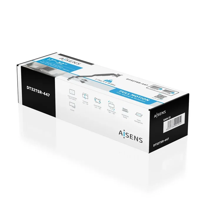 Aisens Soporte de Mesa DT32TSR-447 para Monitor/TV 17-32 pulgadas