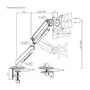 Aisens Soporte de Mesa DT32TSR-447 para Monitor/TV 17-32 pulgadas