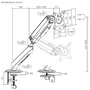 Aisens Soporte de Mesa DT32TSR-447 para Monitor/TV 17-32 pulgadas
