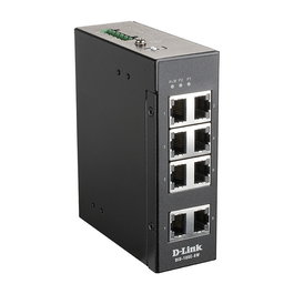 D-Link DIS-100E-8W Switch Industrial Ethernet Fast No Administrado 8 Puertos 10/100, Montaje Rack/Pared/DIN, IP30