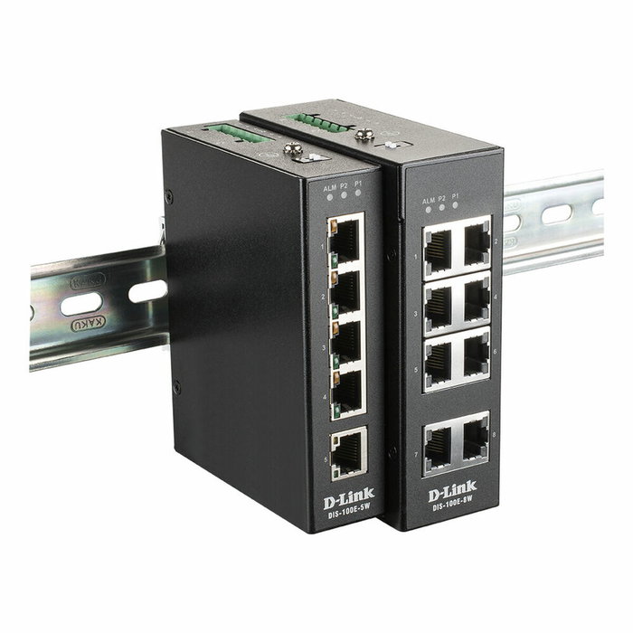 D-Link DIS-100E-8W Switch Industrial Fast Ethernet 8 Puertos 10/100 Mbps