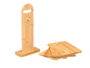 Kinvara Set 4 Tablas de Bambú con Soporte y Asa 14x20 cm (Set de 6)