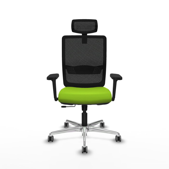 PIQUERAS Y CRESPO Silla de oficina Haches Sincro/Traslack Pistacho y Negro PIQUERAS Y CRESPO Silla de oficina Haches Sincro/Traslack Pistacho y Negro