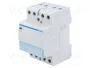 HAGER ESD440 Contactor de instalación 4-polar 40A 24VAC