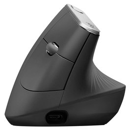 Logitech MX Vertical Advanced Ergonómico Negro/Gris