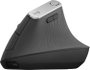 Logitech MX Vertical Ratón Ergonómico Inalámbrico Negro/Gris