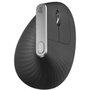 Logitech MX Vertical Ratón Ergonómico Inalámbrico Negro/Gris