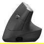 Logitech MX Vertical - Ratón Ergonómico Vertical Inalámbrico Recargable, Sensor 4000 DPI, Referencia 910-005448