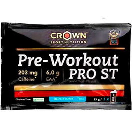 CROWN SPORT NUTRITION Pre-Workout Pro St 1 Sobre X 15 Gr Blue Storm