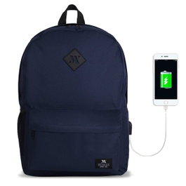 Zoozie Bags 8671 Bolsa para portátil resistente al agua con puerto USB, hasta 15.6 pulgadas