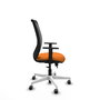PIQUERAS Y CRESPO Silla de oficina Zulema Naranja y Negro