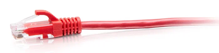 C2G C2G30164 Cable de Red Ethernet Patch Cat6a Delgado (Slim), 3m Rojo, Antienganche (Snagless), UTP, RJ-45 Macho a RJ-45 Macho, 28AWG, 10 Gbps, Para Alta Densidad