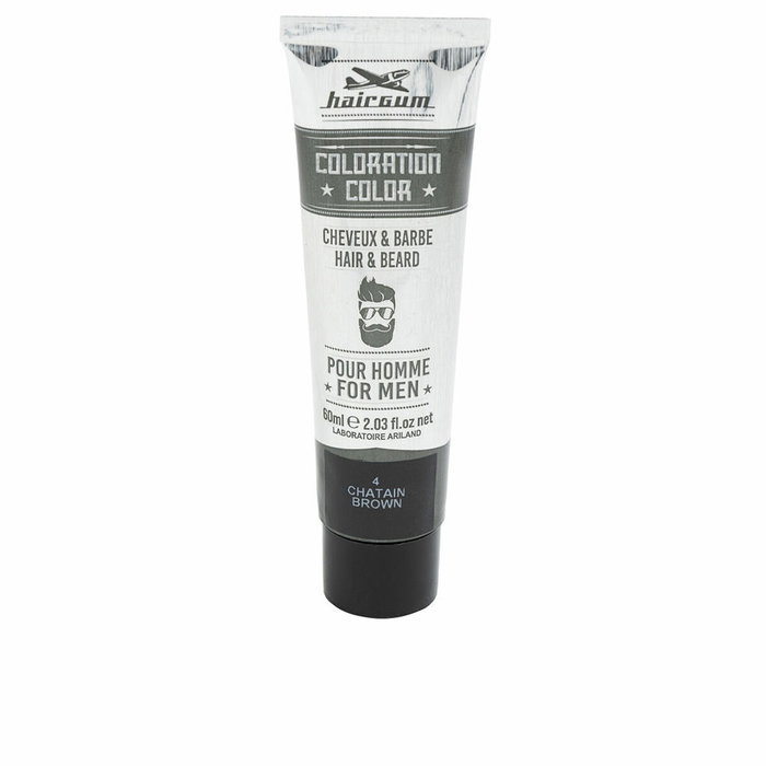 Hairgum COLORATION Tinte para Barba y Cabello 4-Castaño Hairgum COLORATION Tinte para Barba y Cabello 4-Castaño