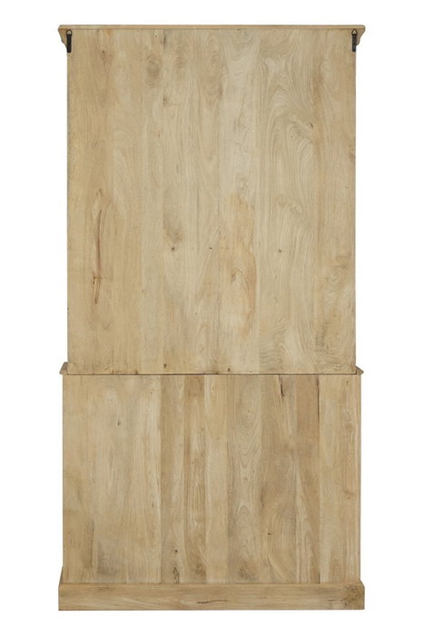 DKD Home Decor Vitrina India 1c24 Natural Mango Cristal 43 x 230 x 122 cm
