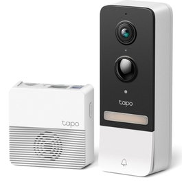 Tp - link Timbre Inteligente D230S1 2K 5MP con Visión Nocturna, Audio Bidireccional y Resistencia IP64