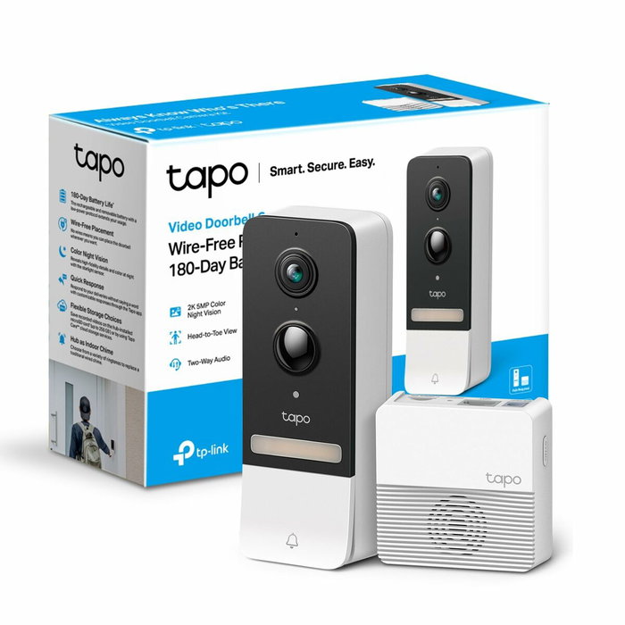 TP-Link Tapo D230S1 Smart Video Doorbell Camera Kit