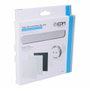 Edm Tapa 175 x 175 mm Gris Aluminio Cepillado para Extractor ø10cm