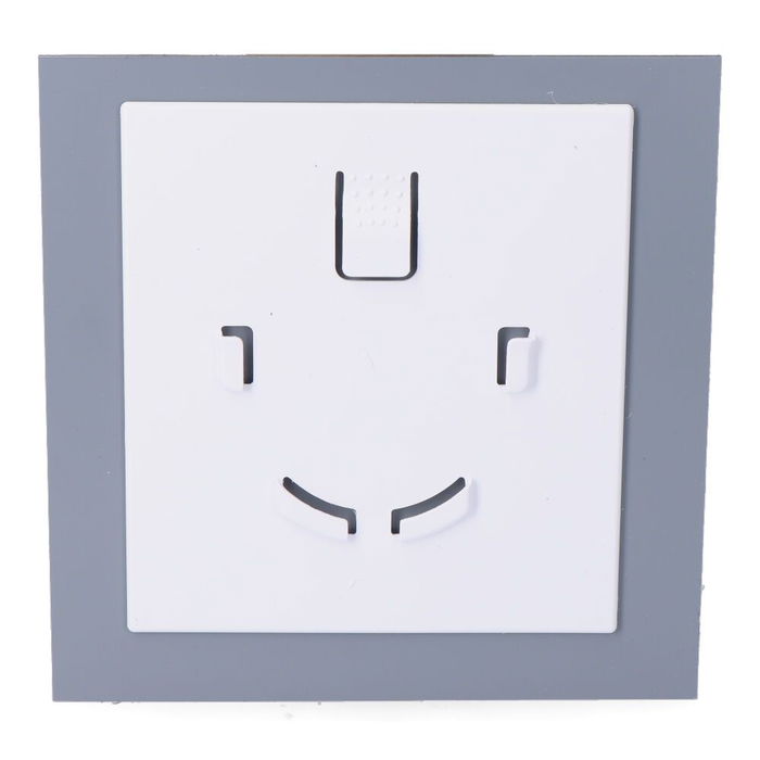 Edm Tapa Extractor de Aire 08413 Gris Aluminio Cepillado 175 x 175mm ø10cm