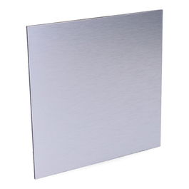 Edm Tapa Extractor de Aire 08413 Gris Aluminio Cepillado 175 x 175mm ø10cm