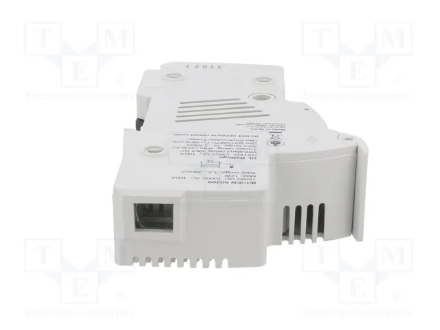 DF ELECTRIC Portafusibles 22x65mm para Raíl DIN 100A 1,5kVDC