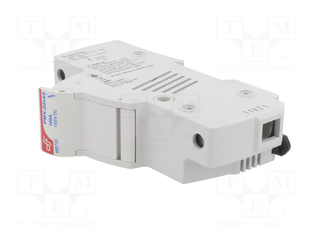 DF ELECTRIC Portafusibles 22x65mm para Raíl DIN 100A 1,5kVDC