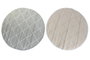 DKD Home Decor 6 Unidades Alfombra Poliéster Azul Beige Blanco 150 x 150 x 1 cm