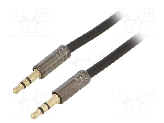 4CARMEDIA Cable Jack 3,5mm 3pin estéreo, dorado, 2m 4CARMEDIA Cable Jack 3,5mm 3pin estéreo, dorado, 2m