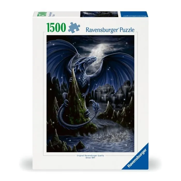 Ravensburger Puzzle 1500 Piezas El Dragón Azul Adultos Niños 14+ Alta Calidad 80x60cm 12000731