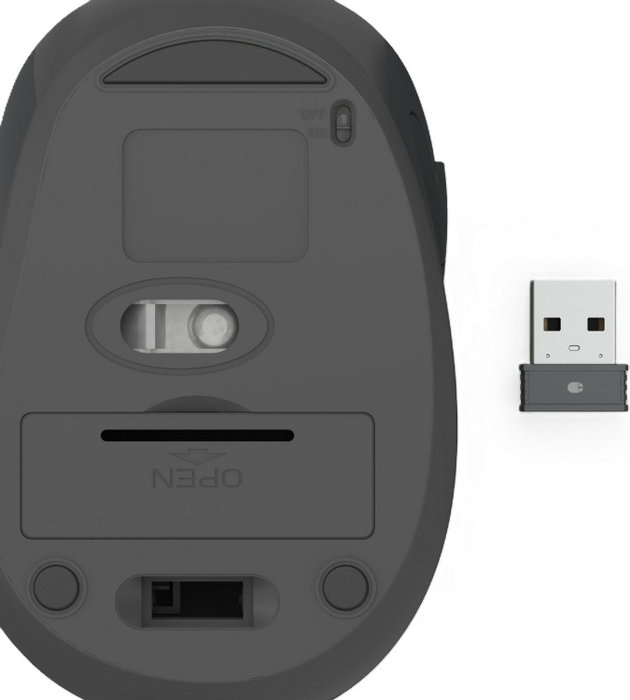 Hama WM-400 Mouse Inalámbrico Negro