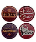 FaNaTtik Pack de 4 Posavasos Metal Drinks Fallout
