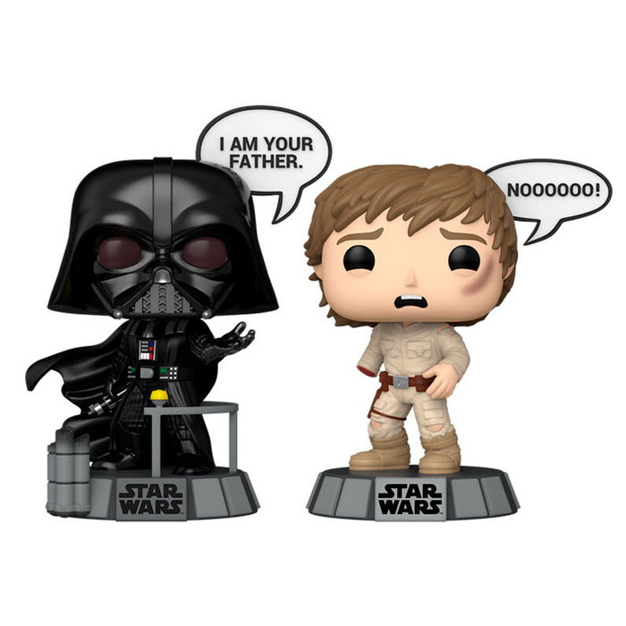 Funko Star Wars: Sayings Pack de 2 POP! Vinyl Figuras Vader & Luke