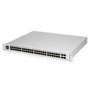 Ubiquiti Switch UniFi Pro 48 - Conmutador gestionado L3 48 puertos Gigabit Ethernet, 4 x 10G SFP+, pantalla táctil de 1.3", 176 Gbps, 60W