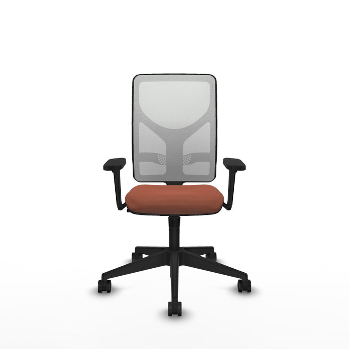 PIQUERAS Y CRESPO Silla de oficina Motilla con mecanismo Sincro, Marrón y Blanco PIQUERAS Y CRESPO Silla de oficina Motilla con mecanismo Sincro, Marrón y Blanco