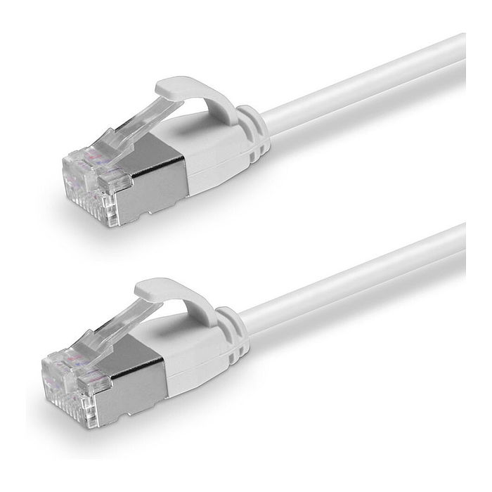 LINDY Patchkabel Cat.6A F/UTP Ultra Slim, Cable de Red Gris 1.5 m