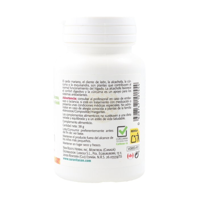 Sura Vitasan Liver 45 cápsulas Sura Vitasan Liver 45 cápsulas