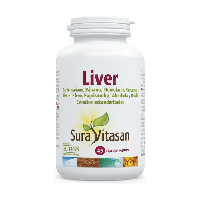 Sura Vitasan Liver 45 cápsulas Sura Vitasan Liver 45 cápsulas