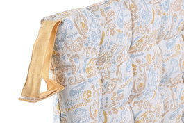 DKD Home Decor Cojin Shabby Multicolor Blanco Algodon 40 x 40 cm (4 Unidades)