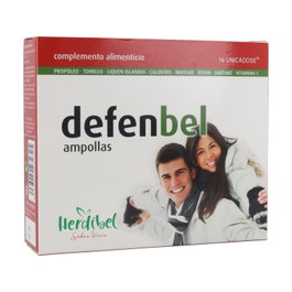 Herdibel Defenbel Efecto Probiotico 16 Viales Complemento Alimenticio Natural Defensas