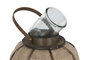 DKD Home Decor Portavelas de Yute y Bambú Natural