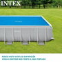 Intex Cobertor Solar para Piscina Frame Rectangular 378x186 cm, azul
