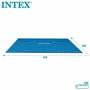 Intex Cobertor Solar para Piscina Frame Rectangular 378x186 cm, azul