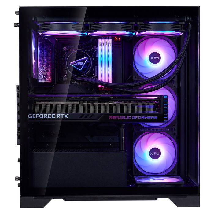 ADATA Invader X BTF ATX Midi Tower Negro 5x120mm ARGB USB C