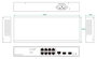 Ernitec Switch PoE Gestionado Gigabit Capa 2+ 10 Puertos (8 PoE Gigabit, 2 SFP Gigabit, 1 Consola) PoE 150W Gestión WEB/CLI/SNMP