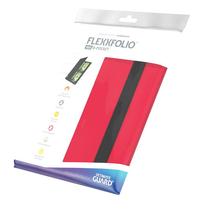 Ultimate Guard Flexxfolio 160 8-Pocket - Red Ultimate Guard Flexxfolio 160 8-Pocket - Red