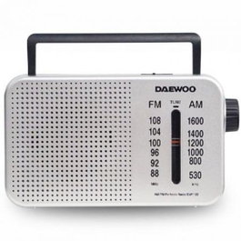 Daewoo Radio Portátil DW1122 Plata