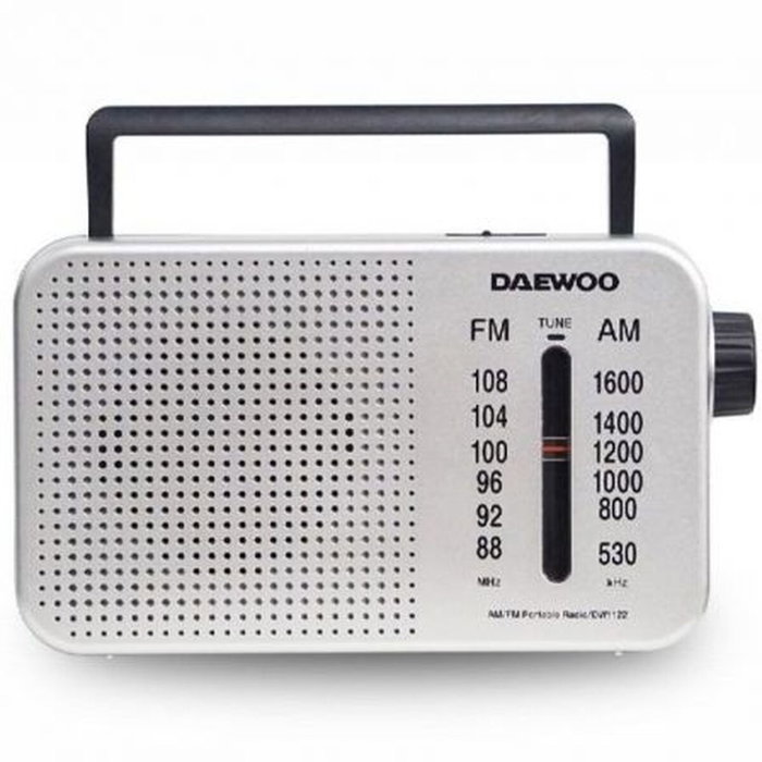 Daewoo Radio Portátil DW1122 Plata Daewoo Radio Portátil DW1122 Plata