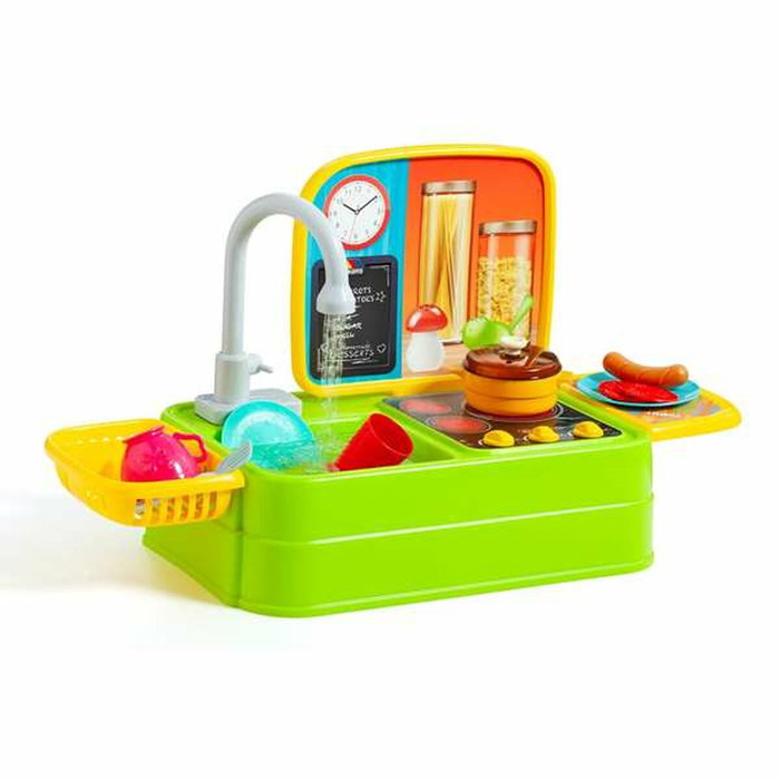 Molto Cocina con fregadero y accesorios grifo real 33x61x25 cm Molto Cocina con fregadero y accesorios grifo real 33x61x25 cm