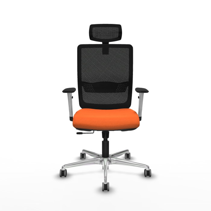 PIQUERAS Y CRESPO Silla de oficina Haches Naranja/Negro PIQUERAS Y CRESPO Silla de oficina Haches Naranja/Negro