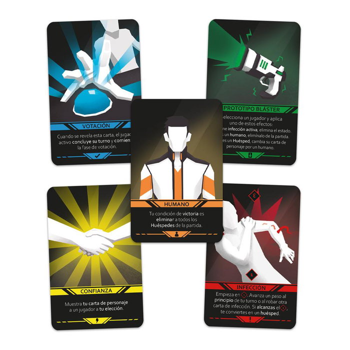 Devir El Huésped Pocket - Juego de Mesa de Roles Ocultos, Intriga Espacial, 5-12 Jugadores, Duración 15 Minutos, Recomendado +8 años